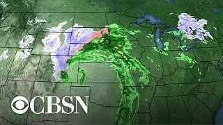 Powerful winter storm, strong winds slam central U.S.