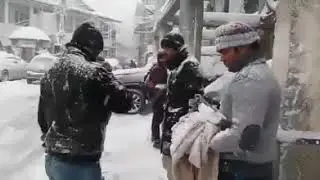 Car parking problem in Murree in Winter Season