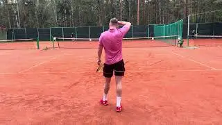 Baseline hitting, rainy day 04.09.2025