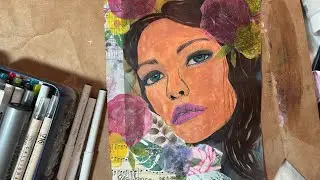 Introspection - mixed media 