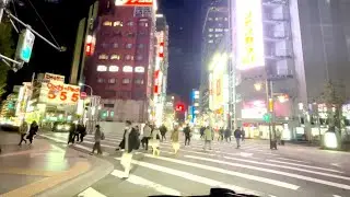 Old Truck Night Drive in Japan: Waiting for Red Lights in Nagoya [ASMR / Deep Sleep]