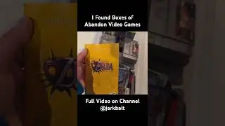 Found boxes of abandon video games #videogamecollecting #retrogames #videogamecollector #snes #n64