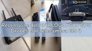 Recensione del AVIALOGIC G10 GPS Drones con Telecamera EIS 4K(Radiocomando con Schermo)45 Min di Vol
