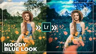 Moody blue color grading | Mobile lightroom editing👌🔥