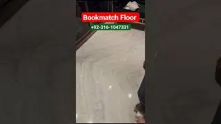 Beautiful Bookmatch Marble | Techniques In Construction OF Living Room Floors #bookmatch #floor #pk