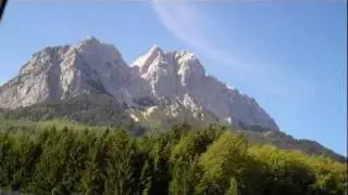 View of Zugspitze from the Train