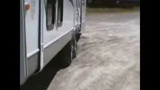 Trailer Axles and Tires Flex During Turning