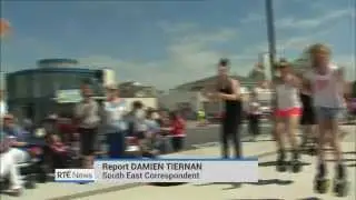 RT&Eacute; News  Six One - Tramore Promenade Festival Saturday 4th July 2015