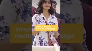 Mrunal Thakur Outfit Under Budget #shorts #trending #shortvideo #viralvideo #celebrity #trend #reels