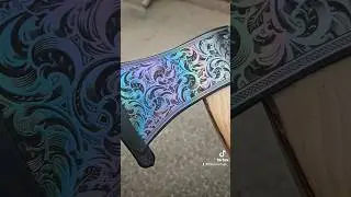 #texas #fiberlaser #cloudray #lasercutting #laserengraving #viking #hatchet #scrollwork #ax #metal
