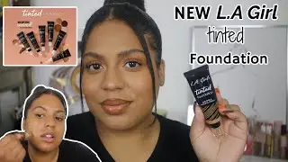 NEW L.A. Girl Tinted Foundation Review in TAN | Beauty on A Budget
