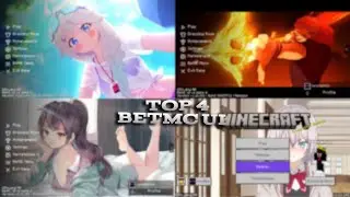 Top 4 Anime UI For MCPE 1.21+ | Betmc Anime UI Pack