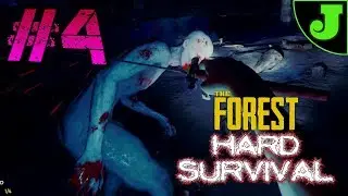 THE FOREST HARD SURVIVAL! CANNIBAL ATTACK! | EPISODE 4 | V0 69B