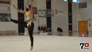 Gran exhibición de las gimnastas del Club Atenea