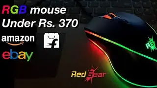 Redgear gaming RGB light mouse in very low price | High quality rgb gaming mouse under 500 #gaming