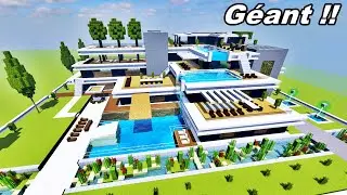 VILLA G&Eacute;ANTE MODERNE !!! TUTO MINECRAFT