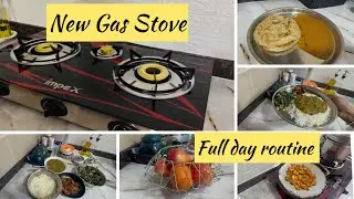 New gas stove✨|Morning to Ni8 routine| A day in my life |Diml#vlog#tamil#home