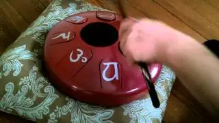 Milltone C7 432HZ Steel Hand Drum demo