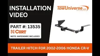 CURT 13535 Trailer Hitch Installation | 2002-2006 Honda CR-V | Step-by-Step Guide