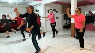 💃🏻ZULGYM💃🏻CARDIO HI-LOW AERÓBICO CON MANCUERNAS. Trabajo de brazos y abdomen. Coach: Zulma Guevara 