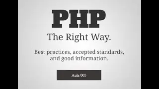 PHP do Jeito Certo! Aula 05