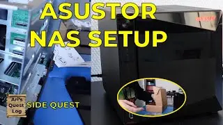 ASUSTOR Nimbustor 4 AS5404T Setup & First Impressions | SSD + RAM + 4&times; WD Red Plus + UPS
