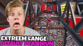 EXTREEM LANGE DEFAULT DEATHRUN! - Fortnite met Don