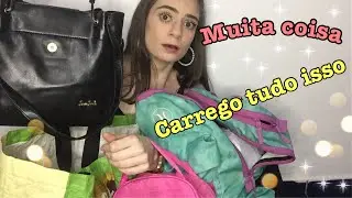O QUE EU CARREGO NA MINHA BOLSA/MOCHILA ? Passo o dia fora de casa (Trabalho, academia e faculdade)
