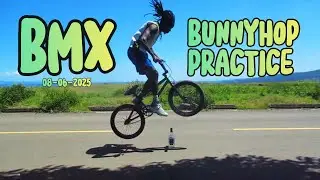 BMX Bunnyhop practice