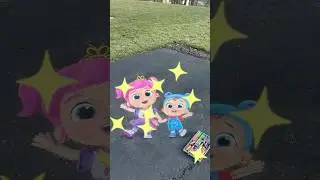 Sidewalk Art 🎨 Chalk Jill and Baby John #streetart