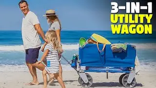 3-in-1 Utility Wagon For a Hassle-Free Beach Day!
