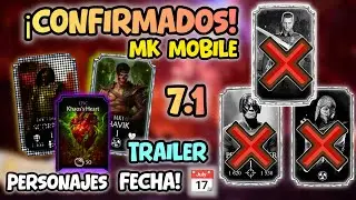 📢 CONFIRMADOS! ✅ UPDATE 7.1- PERSONAJES, TRAILER, FECHAS Y M&Aacute;S | MK Mobile 2026
