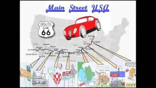 The Route 66 Postcard Coloring Book, by Legends of America