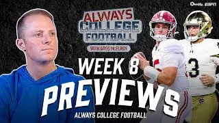 Alabama, Georgia, Miami & Notre Dame w/ HUGE home tests + Week 8 PREVIEWS | Always College Football
