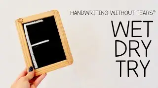 Learn to Write | Capital Letter F | Wet Dry Try