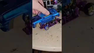 RC 1/28 4WD Drift Car with Tamiya Kit Renault R5 Turbo Bodyshell