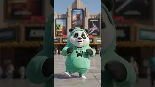 Baby Panda Pixel Movie Dance Watch the adorable moves #pixverse #dance #cutepanda