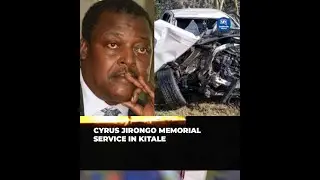 LIVE: Late Cyrus Jirongo's Memorial Service in Kitale ahead of his Burial in Lugari, Kakamega