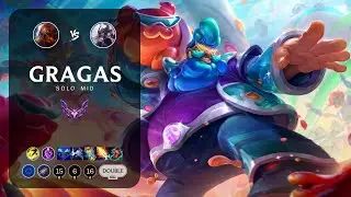 Gragas Mid vs Syndra - EUW Master Patch 13.6