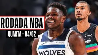 EDWARDS ativa ‘MODO CLUTCH’; WEMBY faz PARTIDAÇA em vitória contra OKC - Rodada NBA 04/02