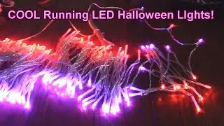 Ollny Outdoor/Indoor Halloween Lights 60 FT 180 Cool Touch LED's,  Purple/ Orange - 8 Modes REVIEW