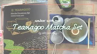 Unbox & make Matcha with Me: Teanagoo Matcha Set 🍵