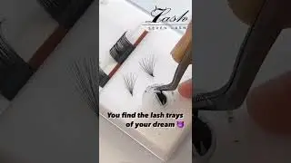 How to use mega volume lashes to bloom lash fans? Make lash fans own| lashes extensions tutorial