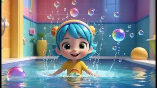 Splish, Splash, A Rainbow Bath | Fun Water Song for Kids | Rainbow Bath Rhyme