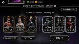 Fatal Dark Queen&rsquo;s Tower Battle 185 | MK Mobile
