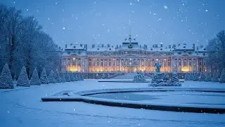 눈 내리는 궁전의 밤 ❄️ 마음을 녹이는 잔잔한 겨울 재즈 플레이리스트 | Snowy ❄️ Calming Winter Jazz Playlist to Warm Your Heart