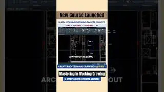 Mastering In Working Drawing Extended Version - Part 2 #architecturecourse