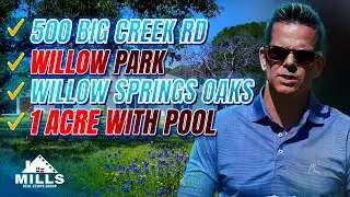 500 Big Creek Rd | Willow Park | Willow Springs Oaks  | 1 Acre with Pool