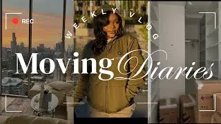 Weekly Vlog: Moving Diaries, Football Game, Bathroom Setup & Self-Care 🏠✨