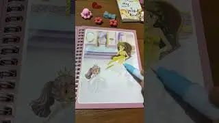 🖌️ Magic Water Book Colouring 30/100 Days Challenge #watercolor #magic #5minutecrafts